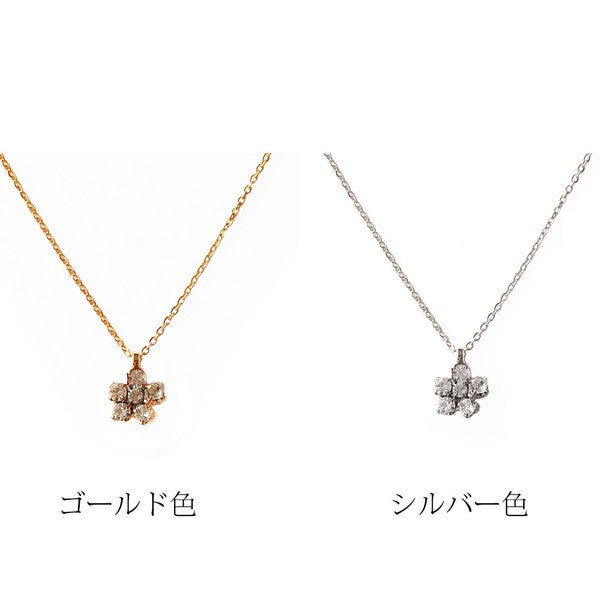 Flower stone necklace styled, UNIQKY