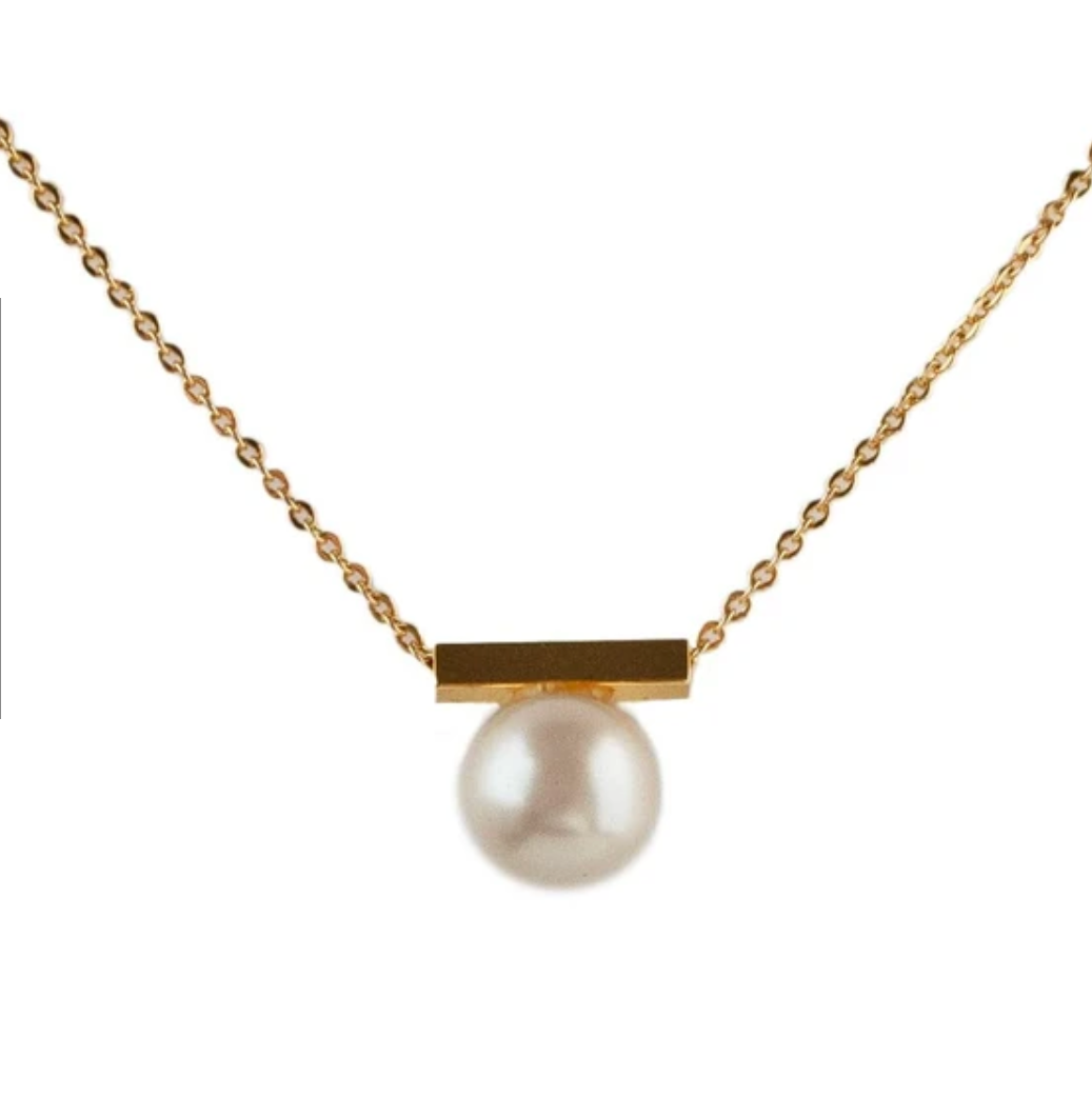 Pearl Bar Necklace