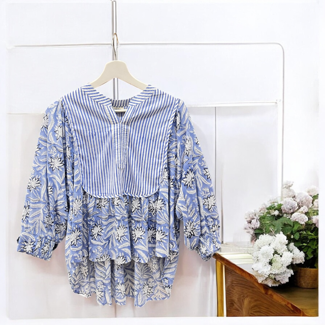 The Floral Flare Blouse