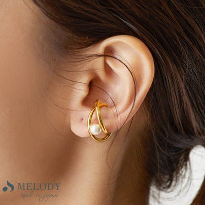 Single pearl ear cuff detail, UNIQKY
