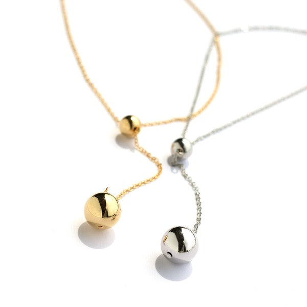 Gold Japanese handmade nickel-free Y-lariat necklace