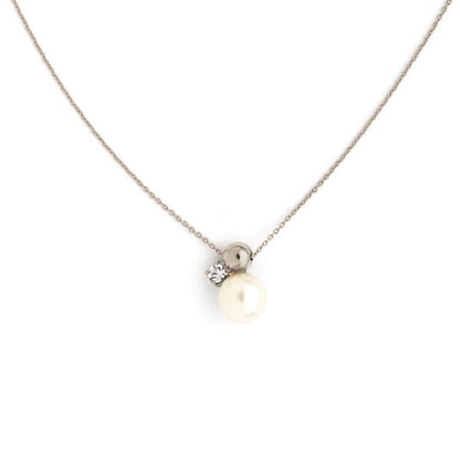 Silver made in Japan nickel-free pearl necklace
