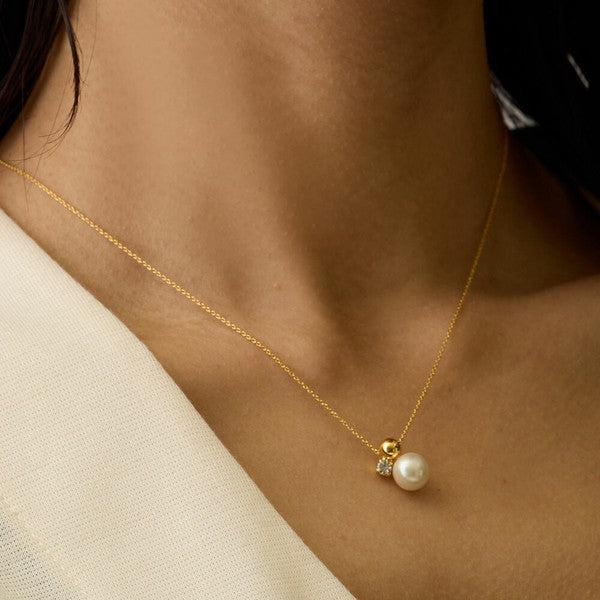 Made in Japan nickel-free pearl necklace styling
