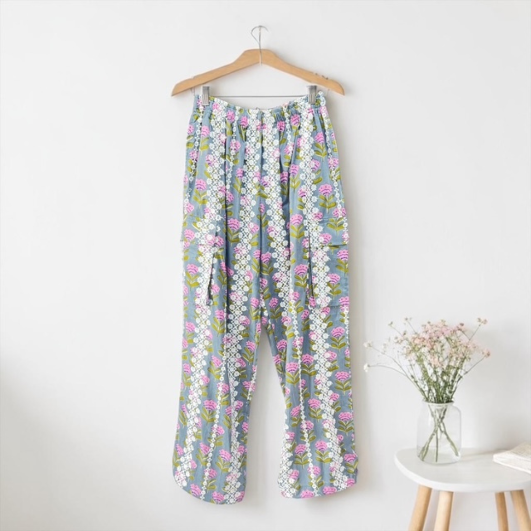 The Embroidered Cargo Pants