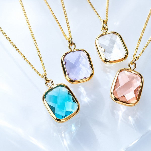 Japanese handmade crystal pendant necklace, UNIQKY
