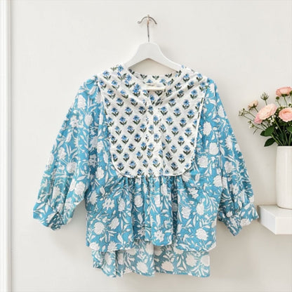 The Floral Flare Blouse