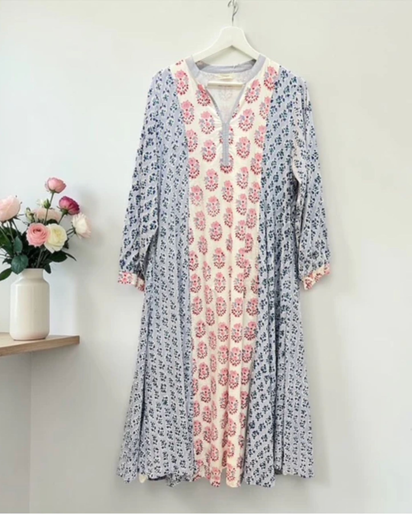Relaxed artisan style dress by UNIQKY