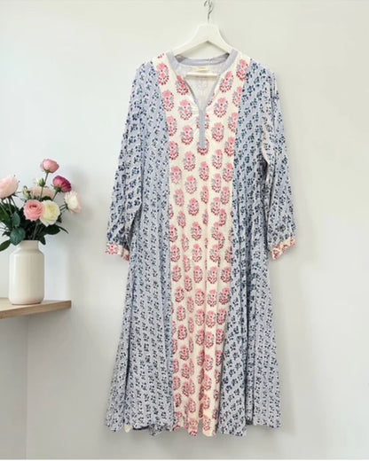 Relaxed artisan style dress by UNIQKY