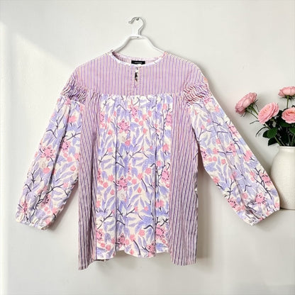 Cotton tassel blouse detail, UNIQKY