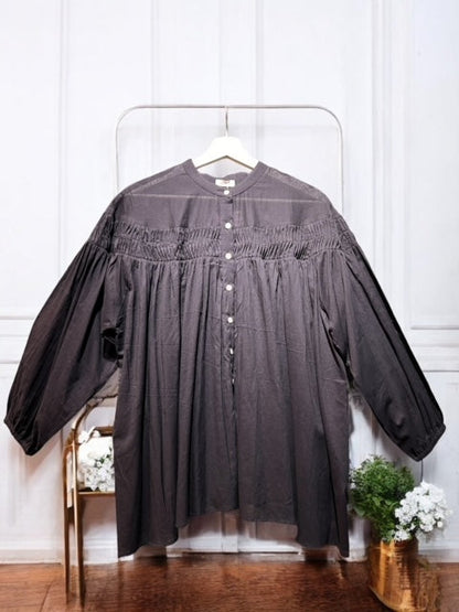The Voile Pintuck Blouse