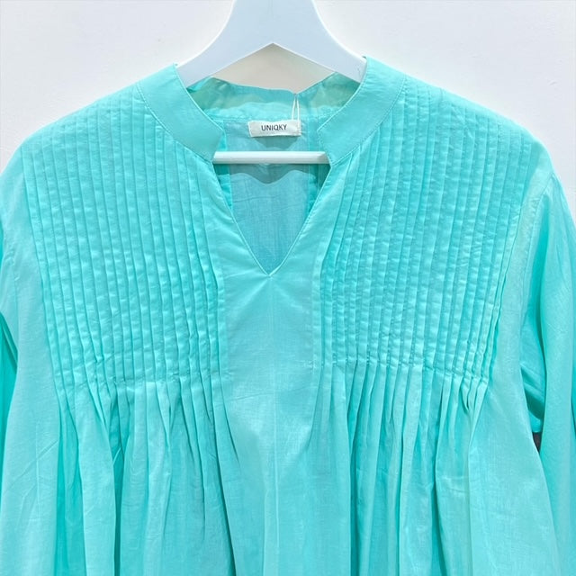 Pintuck cotton blouse, UNIQKY