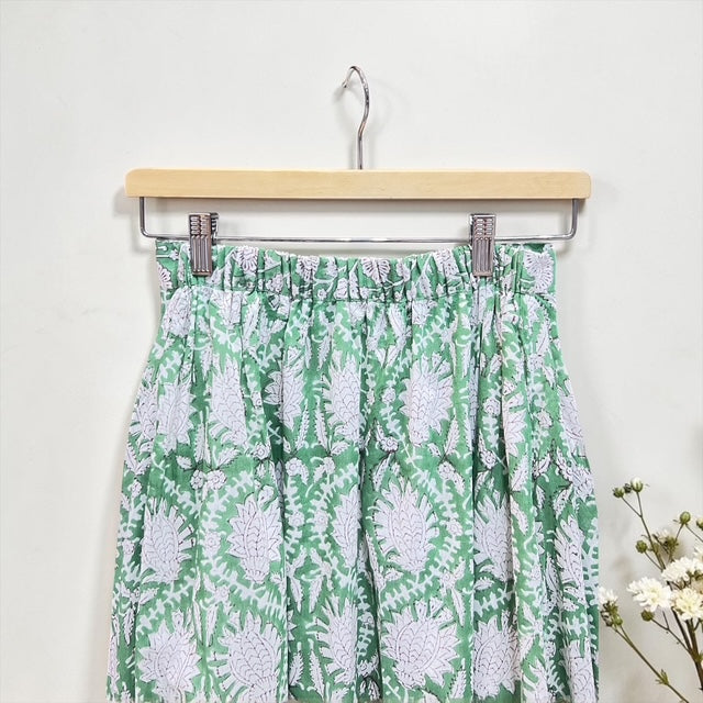 Cotton botanical maxi skirt, UNIQKY