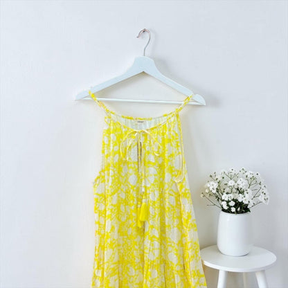 The Camellia Tier Dress — Cambric Cotton Maxi