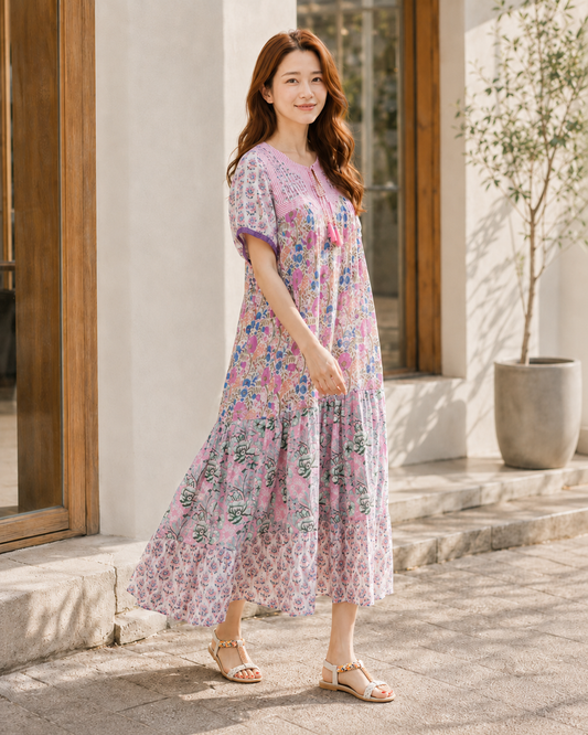 The Airy Day Dress in light pink, UNIQKY