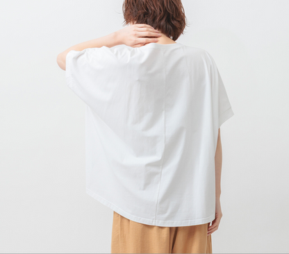 Dolman cotton tee detail, UNIQKY