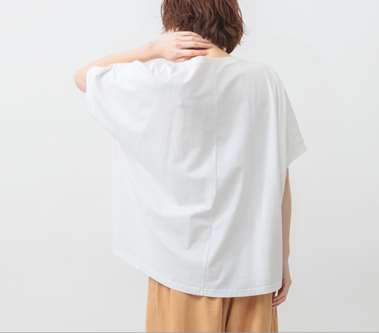 Dolman cotton tee detail, UNIQKY