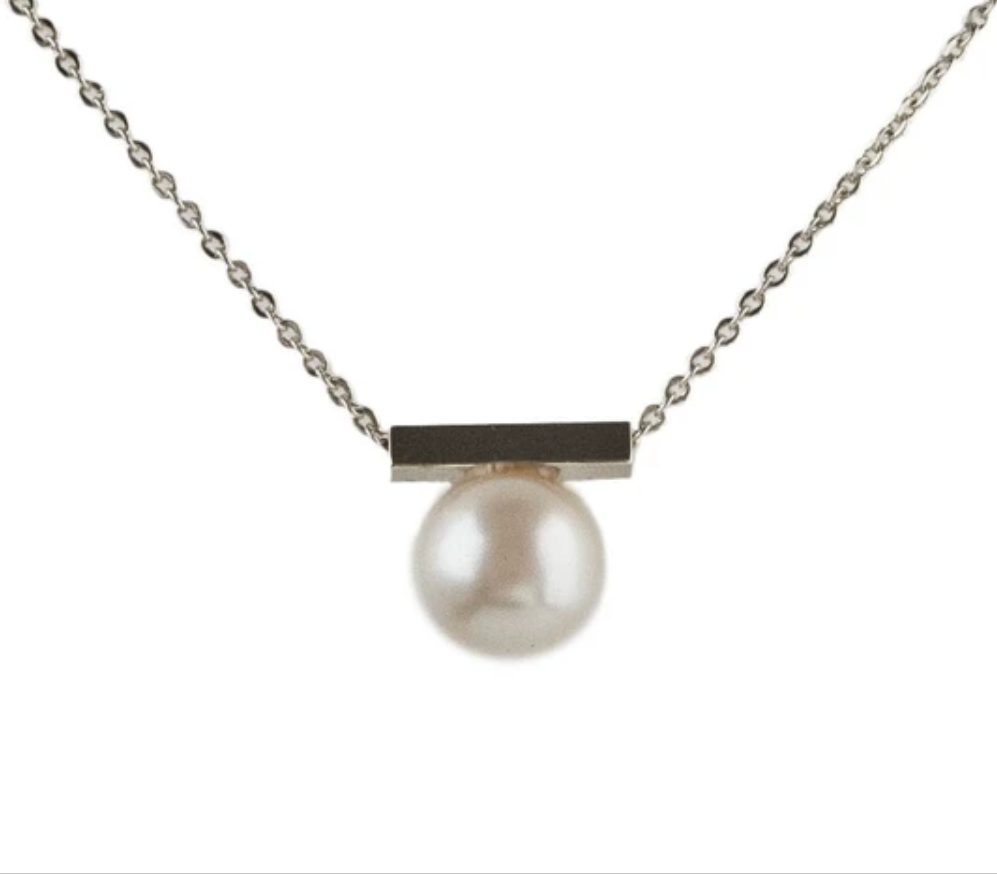 Pearl Bar Necklace